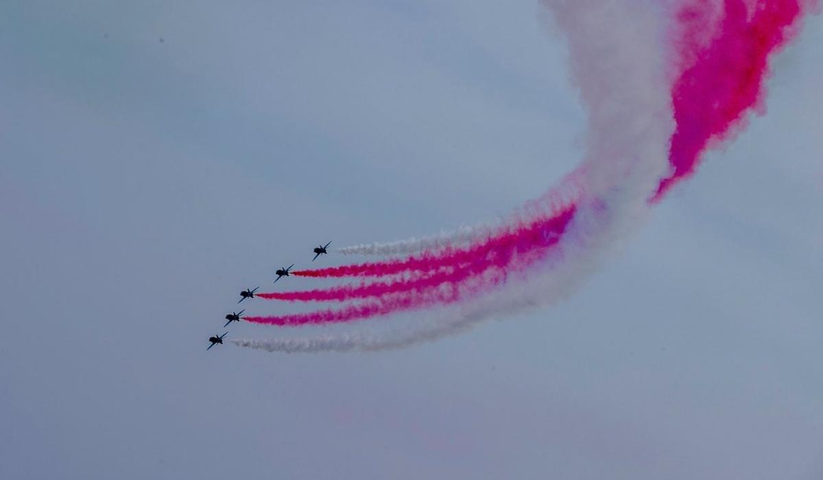 Amiri Air Force Carries out Joint Air Show with Saudi Air Force & British Air Force